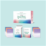       비폭력대화 감사카드(한글&영어)        삶의 풍요로움과 감사하는 삶을 살 때 가능한 변화로 안내하는 질문 카드입니다.&nbsp;   자신을 돌아보고, 관계를 깊게 하고, 그룹에서 서로 연결하는데 활용할 수 있는 100여개의 질문이 들어있습니다.       &nbsp; &nbsp;&nbsp; &nbsp;&nbsp; &nbsp;    구성 : 질문카드(한글) 51장, 질문카드(영문) 51장, 설명서   ※ 비폭력대화 감사카드는 홀스티( Holstee, holstee.com )와 감사하는 삶을 위한 네트워크( A Network for Grateful Living, gratefulness.org )가 협력해서 만들었으며,&nbsp;   한국에서 사용하기 위해 한국NVC출판사가 두 단체와 협의해 다시 만들었습니다.     &ldquo; 행복이 우리를 감사하게 만드는 것이 아니라, 감사가 우리를 행복하게 만듭니다. &rdquo;    Br. David Steindl-Rast 데이비드 스타인들-라스트 수사  감사하는 삶을 위한 네트워크             &nbsp; 